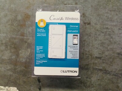 *NEW* Lutron Caseta Wireless Smart Lighting Dimmer Switch (PD-6WCL-WH-R)