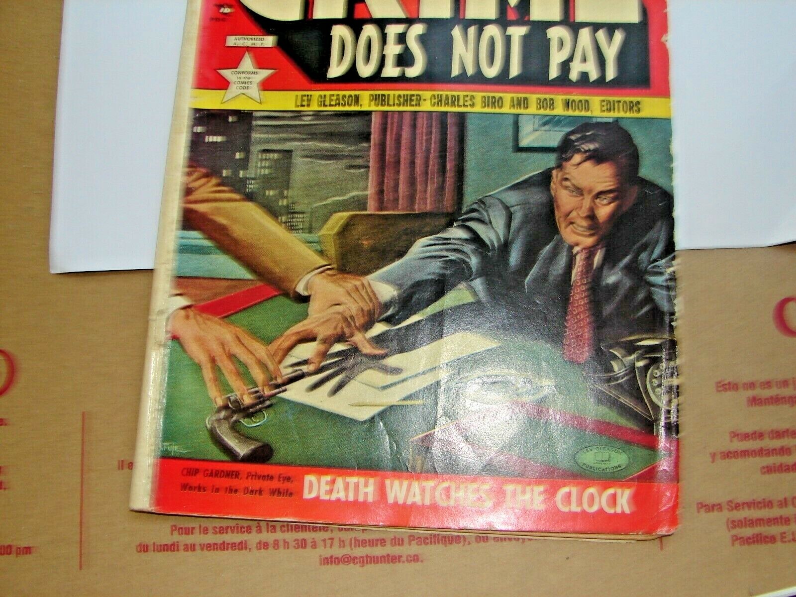 Crime Does Not Pay # 91( Sept 1950 Lev Gleason )  VG-