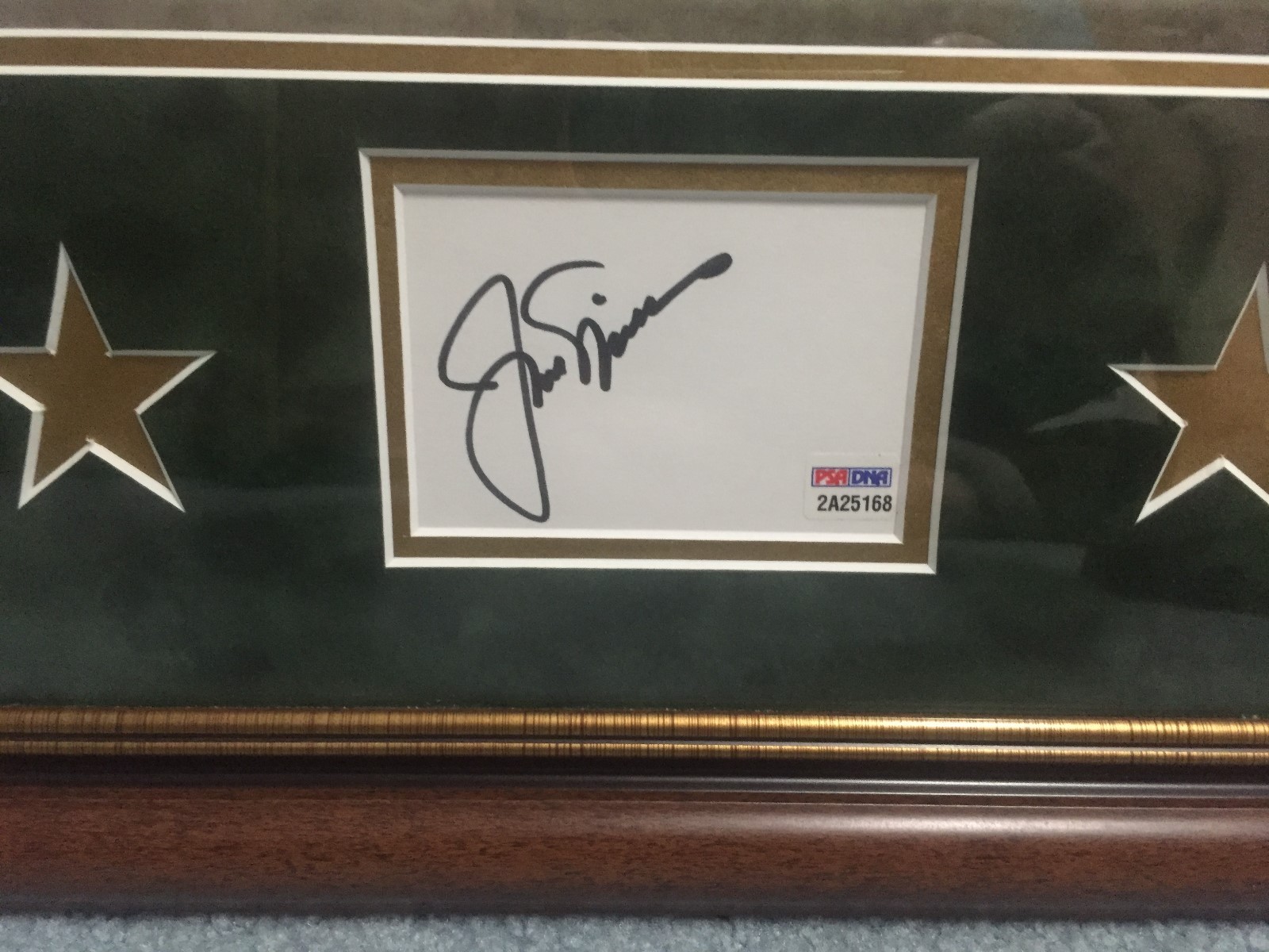 PSA/DNA JACK NICKLAUS Signed Autograph Photo Matted and FRAMED 18 1/2