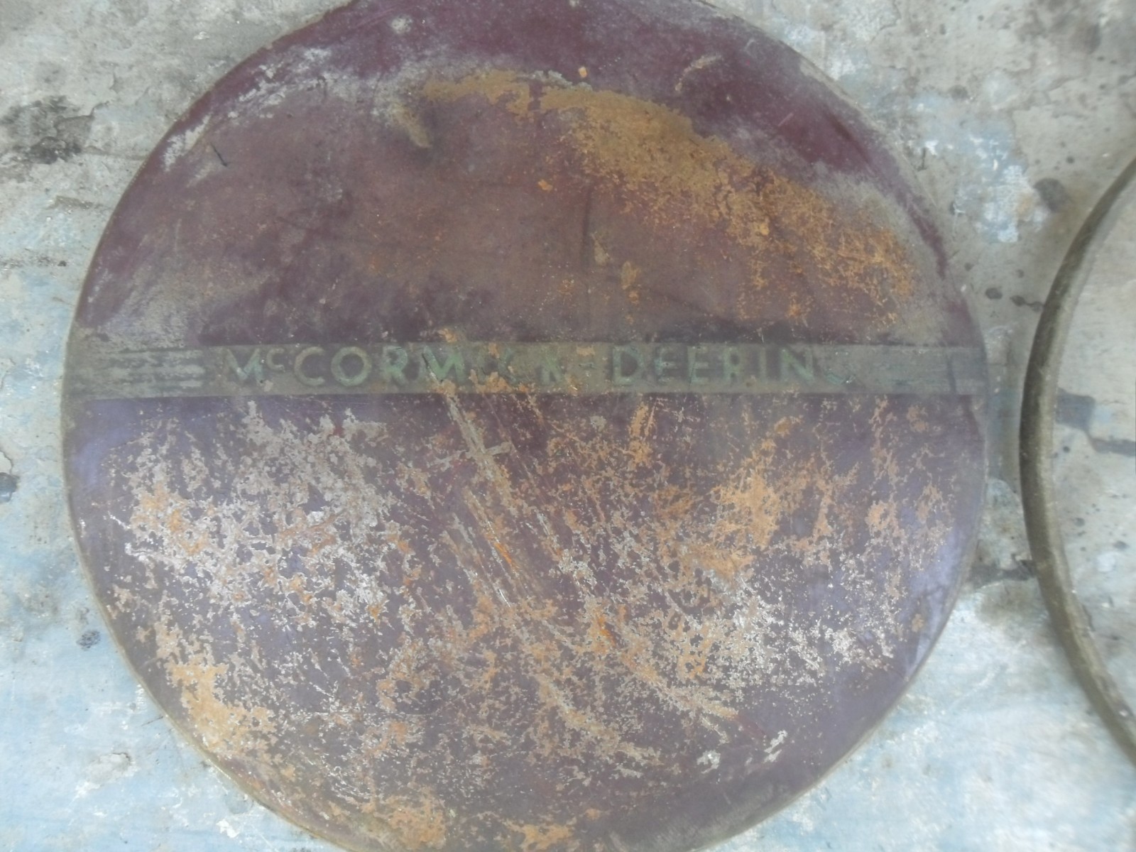 McCormick Deering Cream Separator Housing GEAR Cover W Ring   S Model Separators