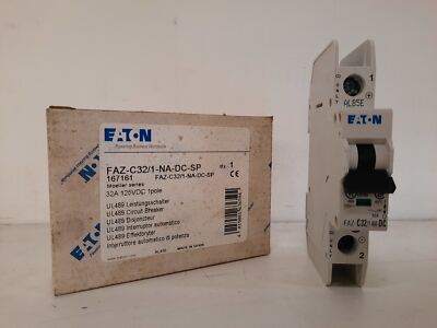 Eaton NSB FAZ-C32/1-NA-DC-SP Miniature Circuit Breakers (MCBs) FAZ 1P 32A 480V 5