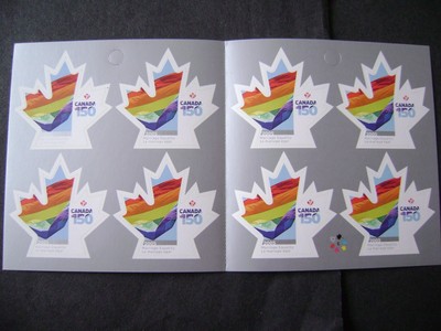 Canada 2017- 150 Years-MARRIAGE EQUALITY  -1 Booklet of 8 x0,90(P)($7,20 ) MNH