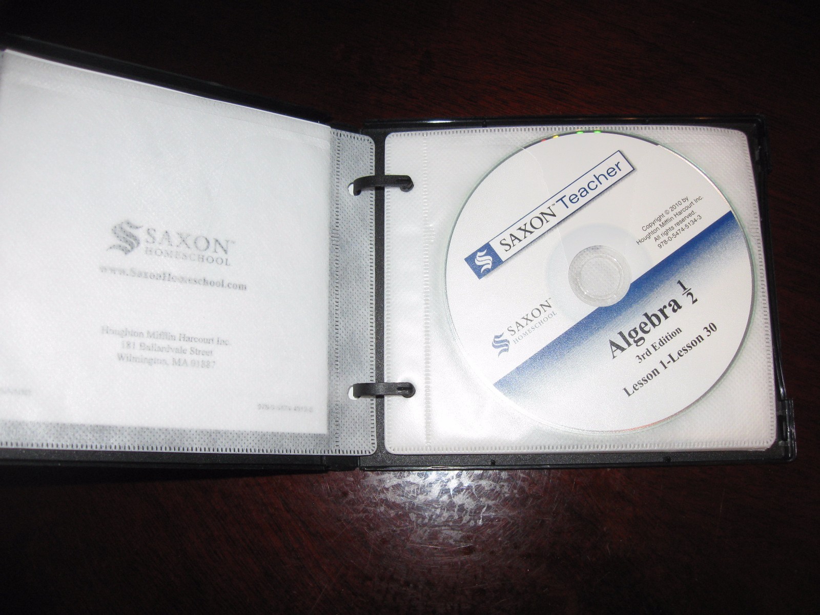 Saxon Teacher Algebra 1/2 Lesson and Test CDs, 3rd edition, for Math, in English