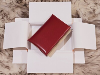 AUTH Hermes Calvi, Rouge Piment, Red, Veau Box Leather, RARE Collectors Item!