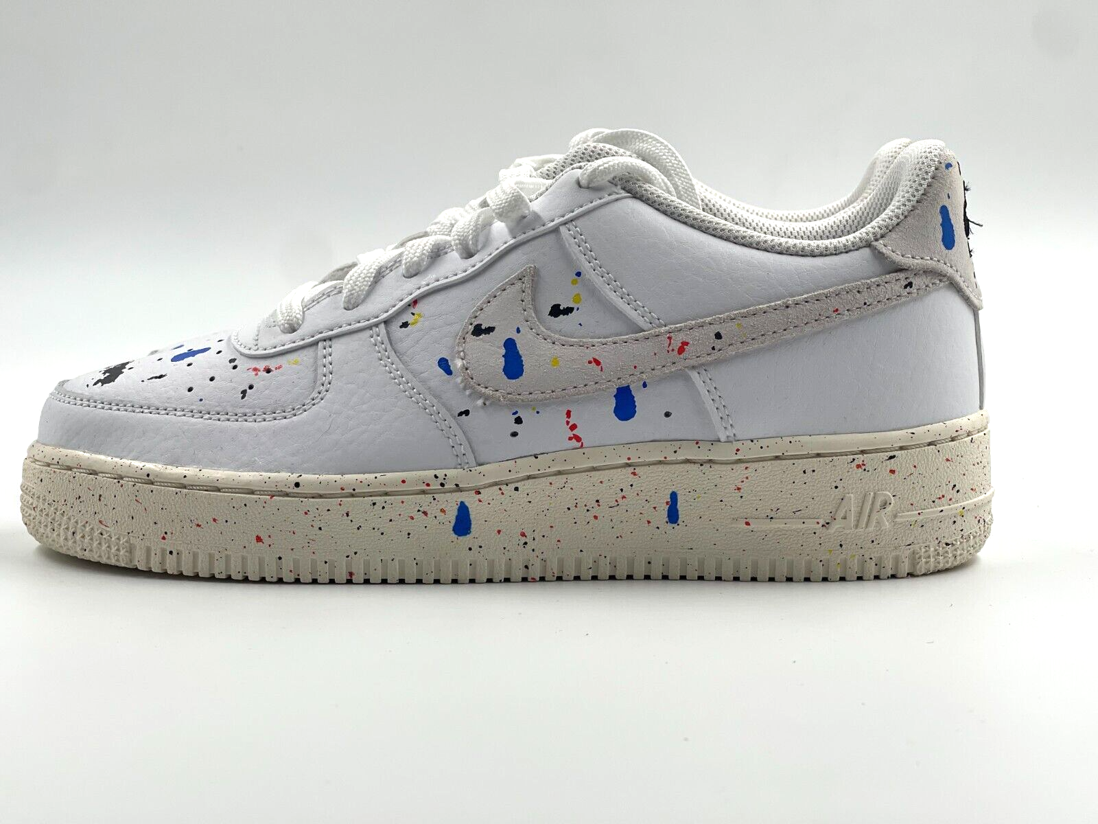 Nike Air Force 1 LV8 GS Paint Splatter White DJ2598-100 KIDS Nike Air Force 1 LV8 GS Paint Splatter White DJ2598-100 KIDS