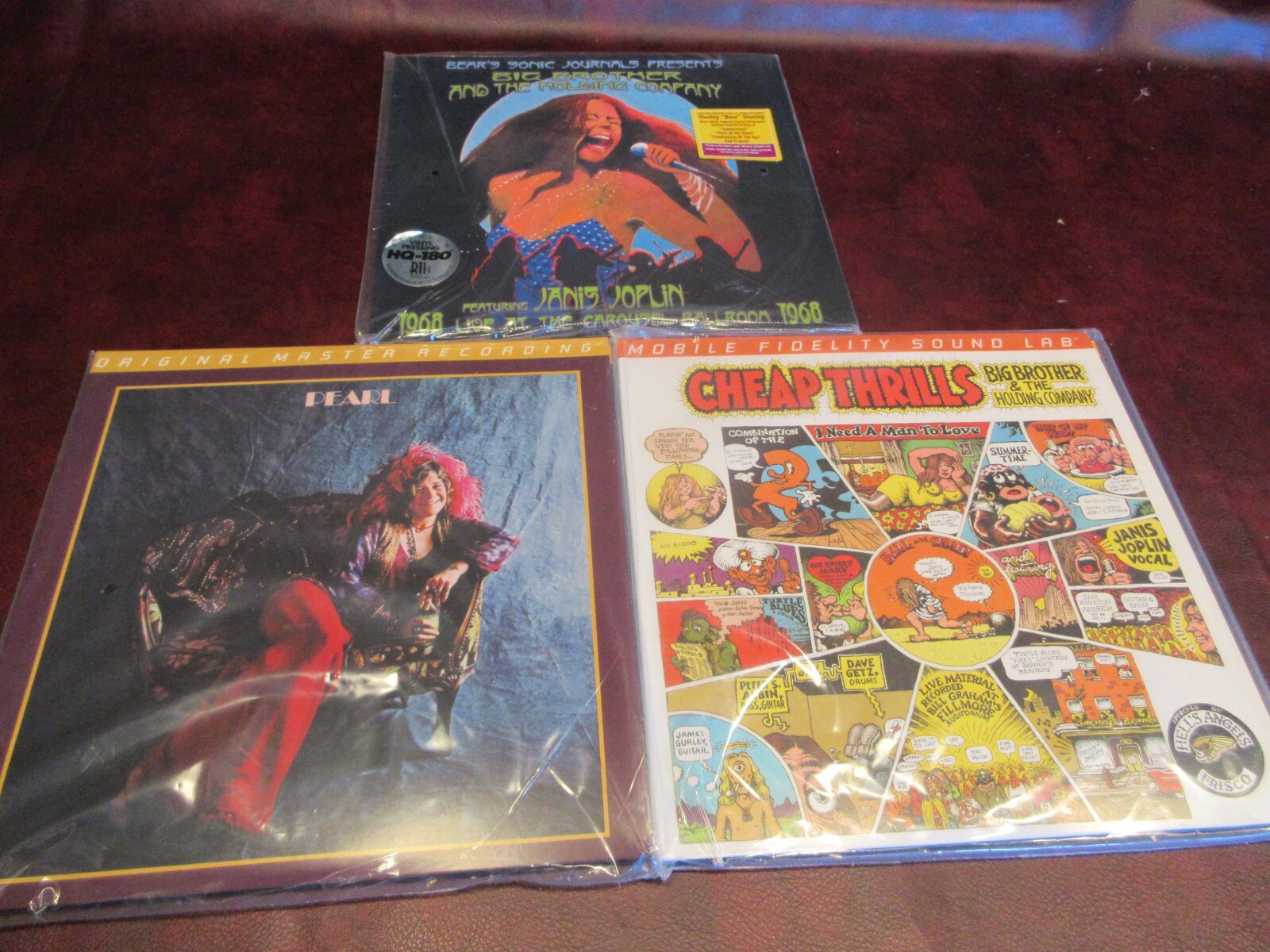 JANIS JOPLIN VERIFIED #D PEARL & CHEAP THRILLS MFSL 45RPM