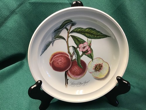 Set 4 PORTMEIRION  POMONA Sunken Bread Dessert Plates FRUIT Design England 7-3/8