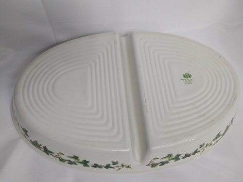 Portmeirion The Holly And The Ivy Divided Vegetable Dish Serving Relish Dish