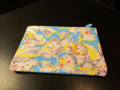 Ipsy Eyelash Makeup Skincare Beauty Cosmetic Travel Bag w/ Zipper, Multicolor