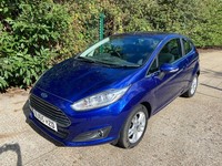 2015 Ford Fiesta 1.25 Zetec 3dr Blue 74k Miles Years MOT Warranty HATCHBACK Petr