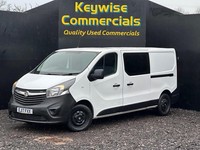 2017 Vauxhall Vivaro 1.6 CDTi 2900 Crew Van L2 H1 Euro 6 5dr (6 Seat) PANEL VAN 