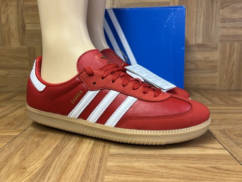 ★adidas★ Women's Samba OG Better Scarlet IE6524 RARE🔥 Sz 12.5 - Adidas Originals Samba OG Better Scarlet