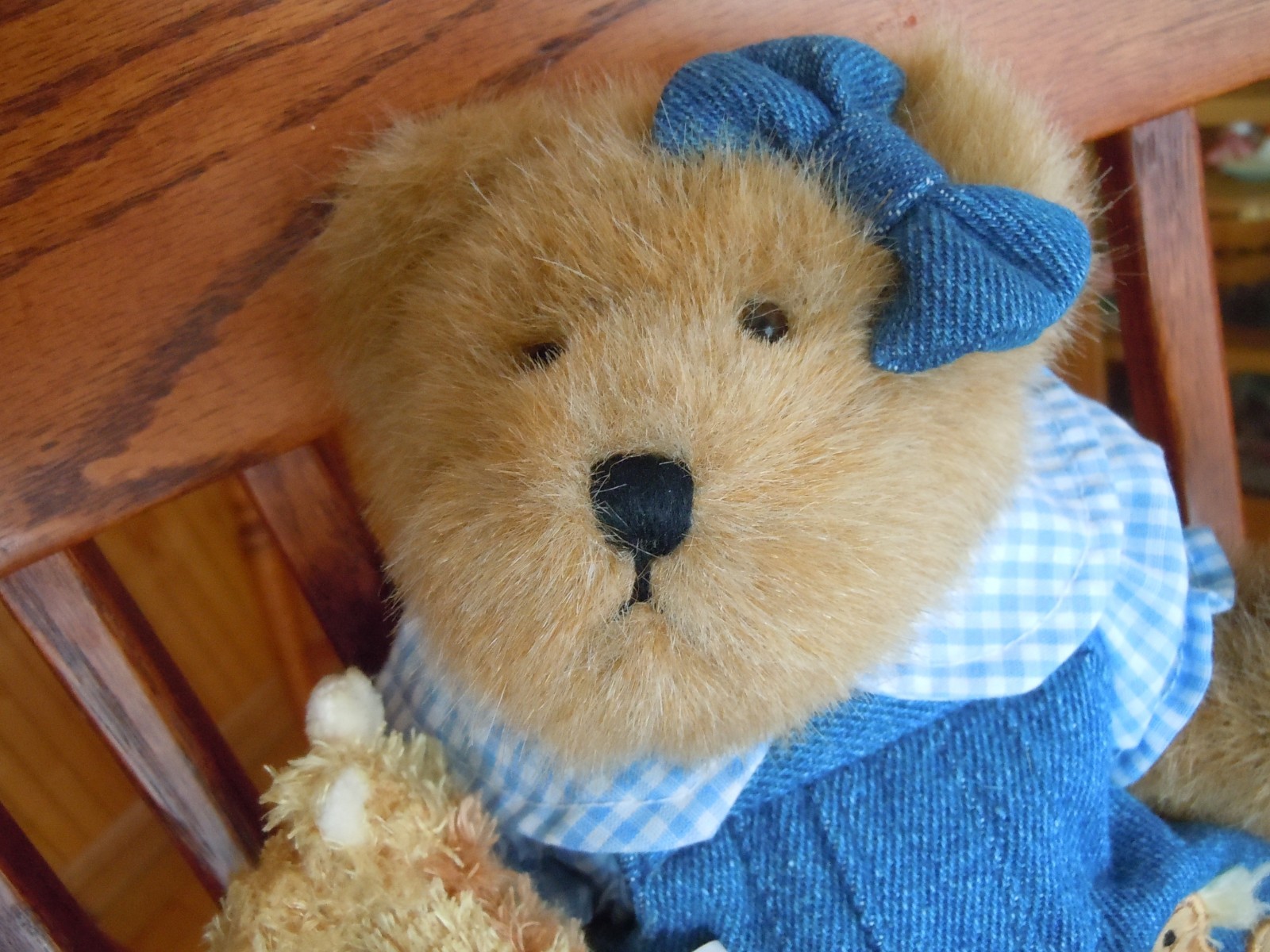 Boyds Bear HAYLEY holding a Giraffe Stuffed Toy Plush Teddy Retired Limited Ed