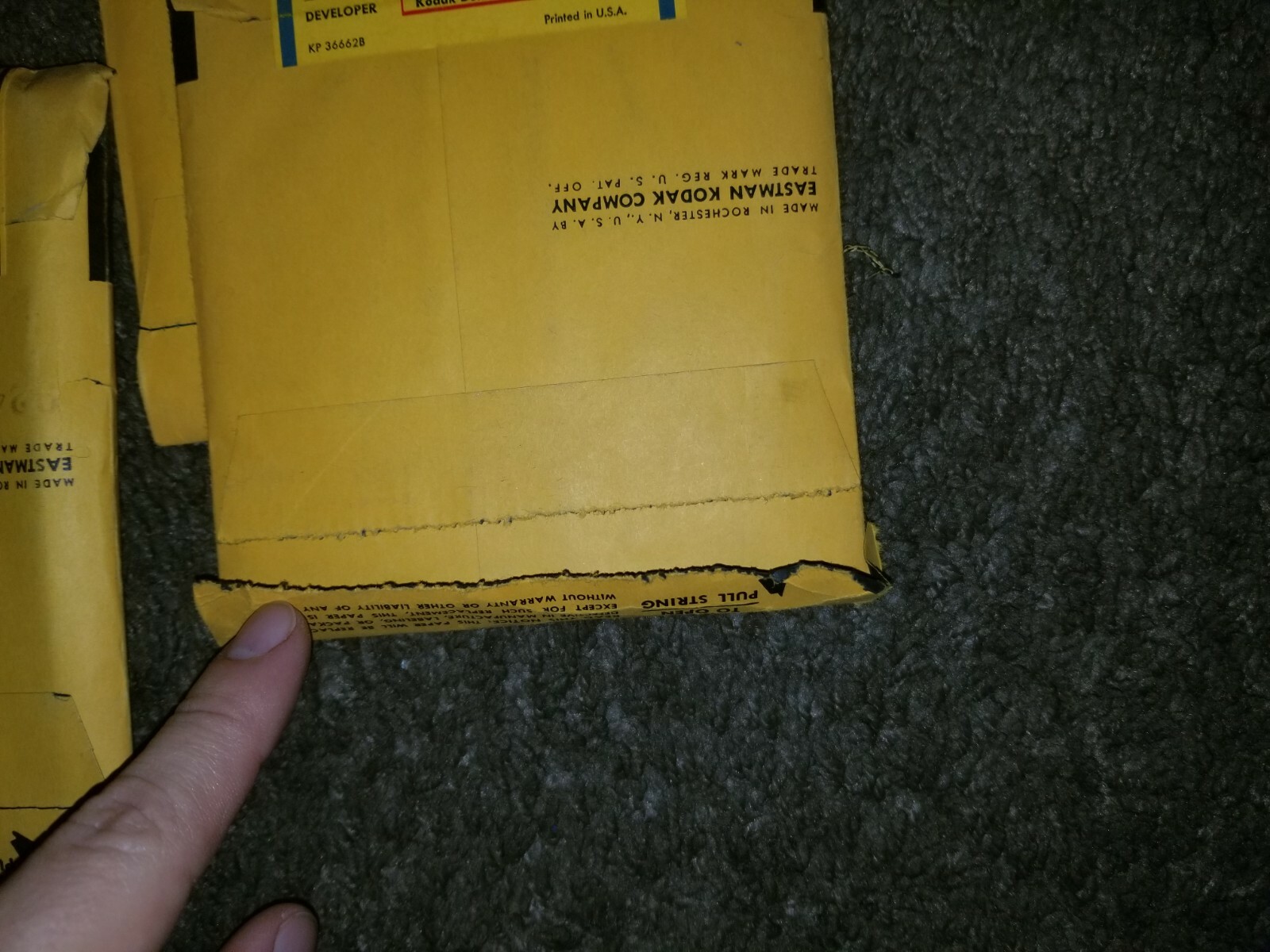 3 Unopened Packs Vintage Kodak Azo F4, E2 AND VELOX F2 PHOTOGRAPHIC 1950's