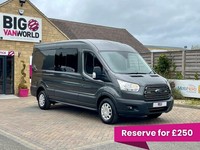 Ford Transit 350 TDCI 130 L3H2 TREND ECOBLUE DOUBLE CAB 6 SEAT CREW VAN LWB