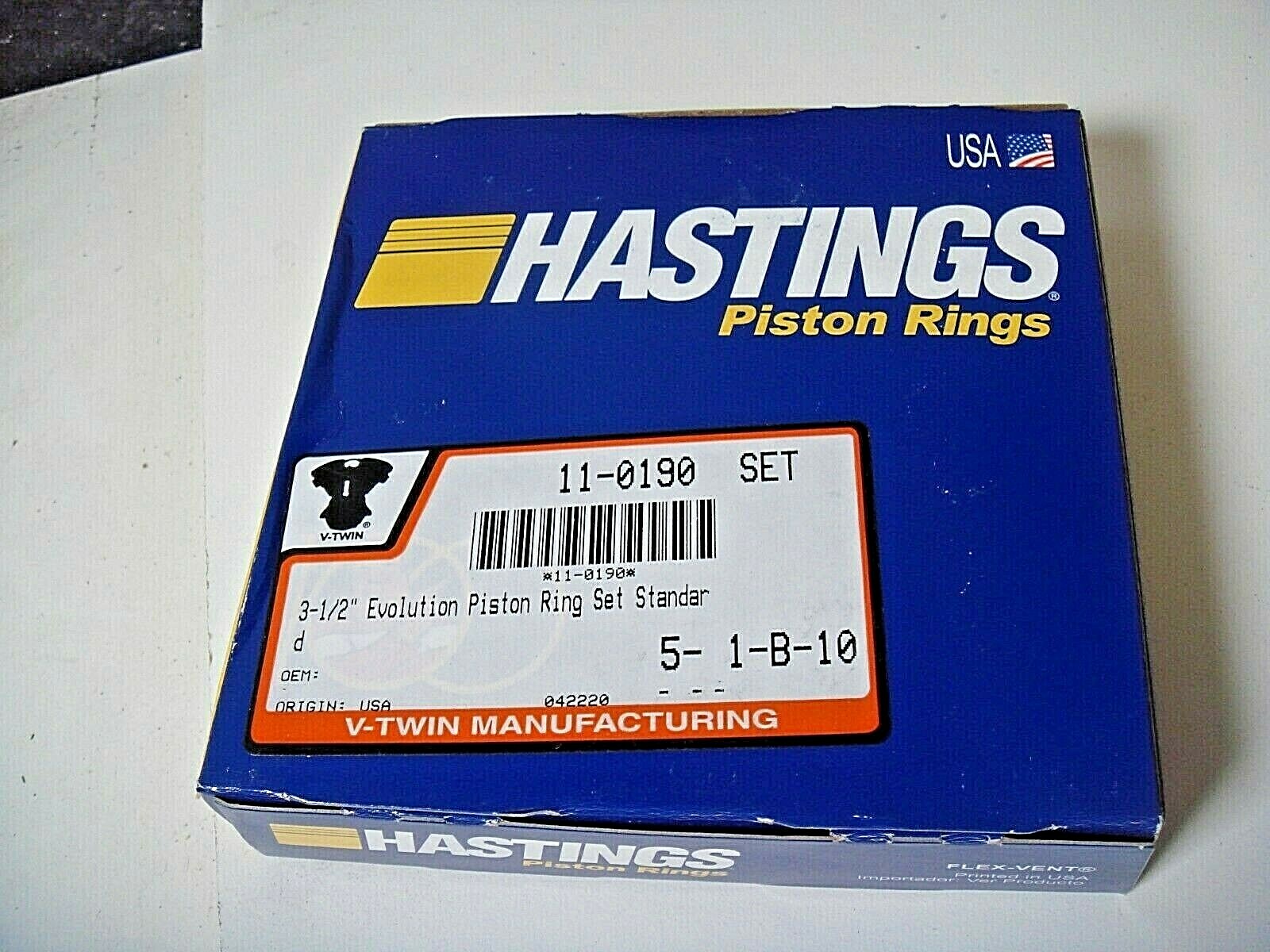 ハーレー Harley Piston Ring Set 3-1/2