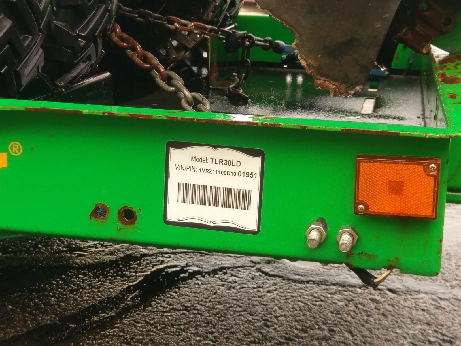 2013 VERMEER SC252 STUMP GRINDER w/TRAILER