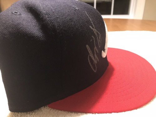 Chipper Jones Signed 1995 World Series Logo Cap New Era Atlanta Braves