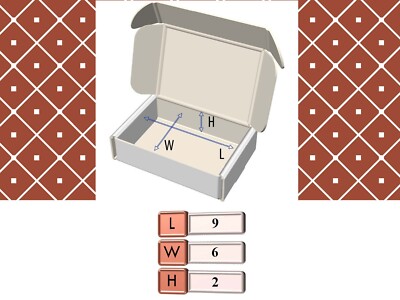 25 pk Kraft Carton Mailer Boxes Pick a Size (inside dimensions)
