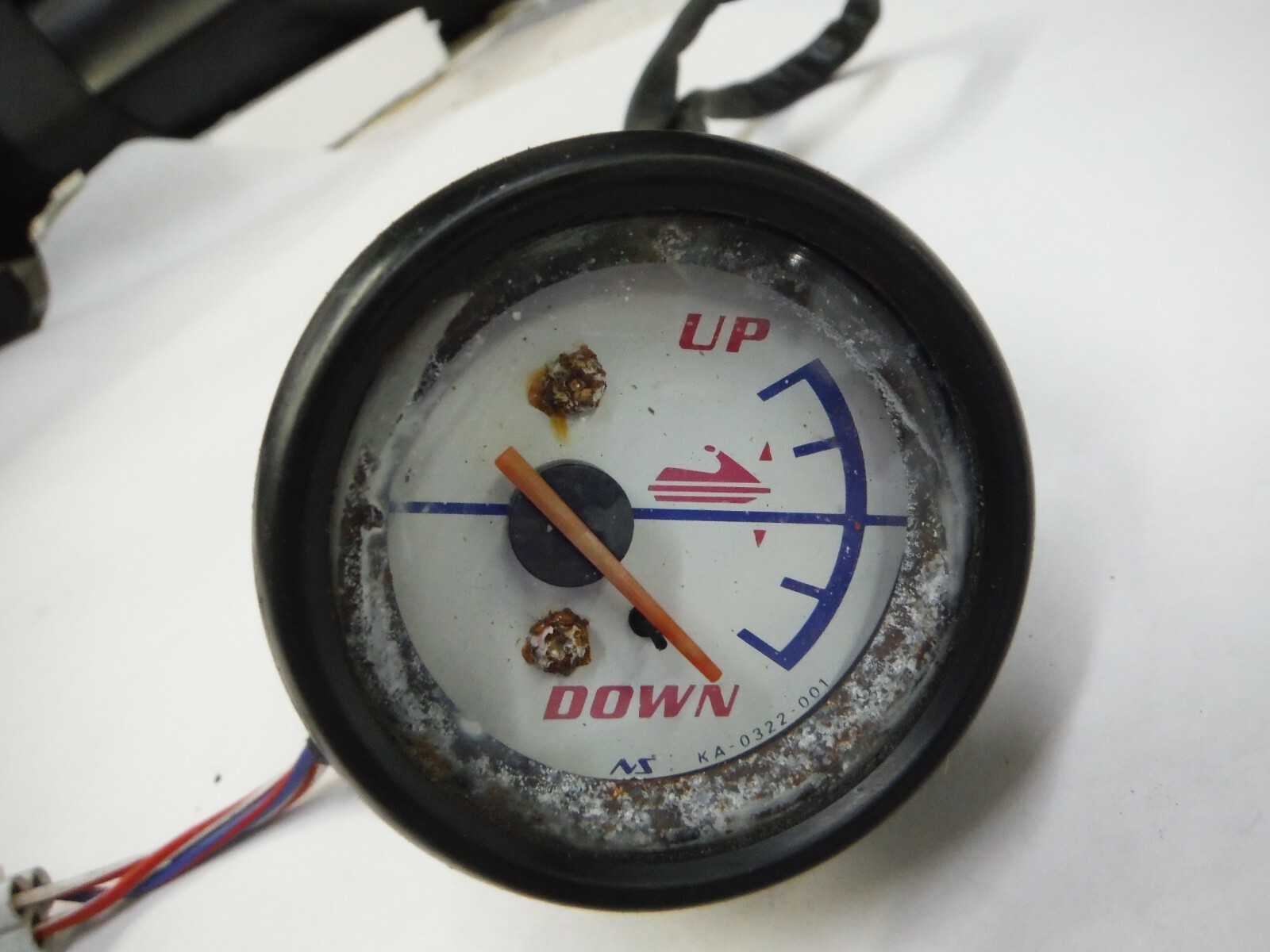 OEM 1995 95 KAWASAKI ZXI 900 VTS TRIM UP DOWN GAUGE METER