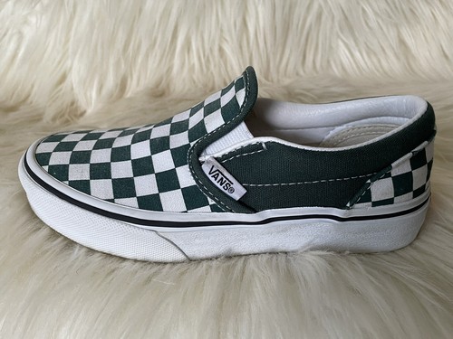 VANS classic slip-O チェッカー　29㎝ VANS CLASSIC SLIP ON SHOES CHECKERED CHECKER BOARD GREEN