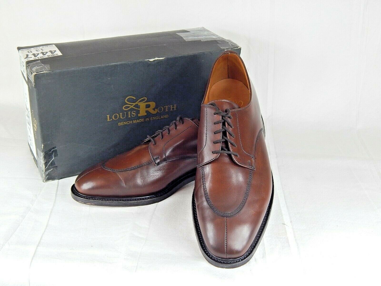 Louis Roth Bench Made in England Mens Brown Leather Split