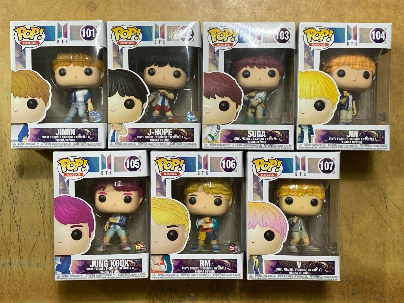 BTS OFFICIAL GOODS Funko POP! Rocks Vinyl Figure NEW BTS OFFICIAL GOODS Funko POP! Rocks Vinyl Figure NEW