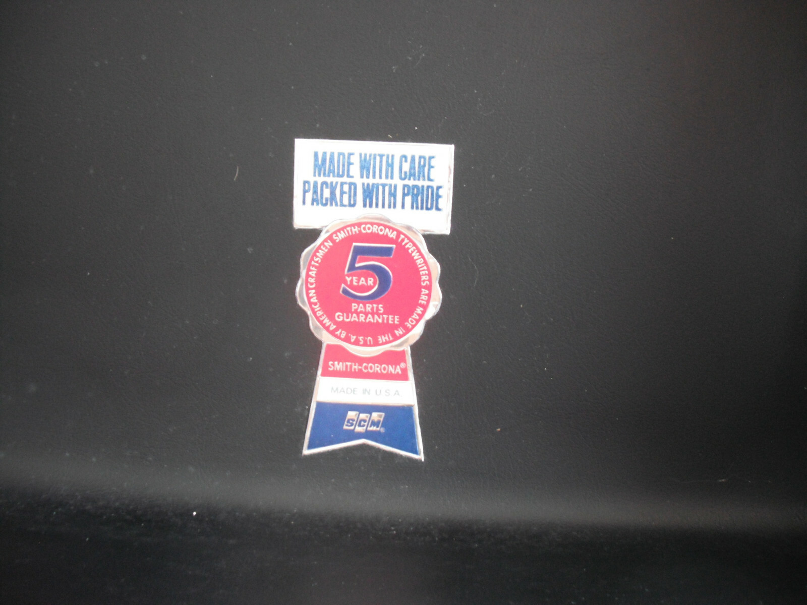 Vintage Smith Corona Electra 120 Portable Typewriter w/Hard Case & Key