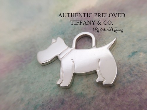 Tiffany Scottish Terrier Charm ティファニー 犬 Tiffany & Co 18K Yellow Gold Dog Scottish Scottie Terrier
