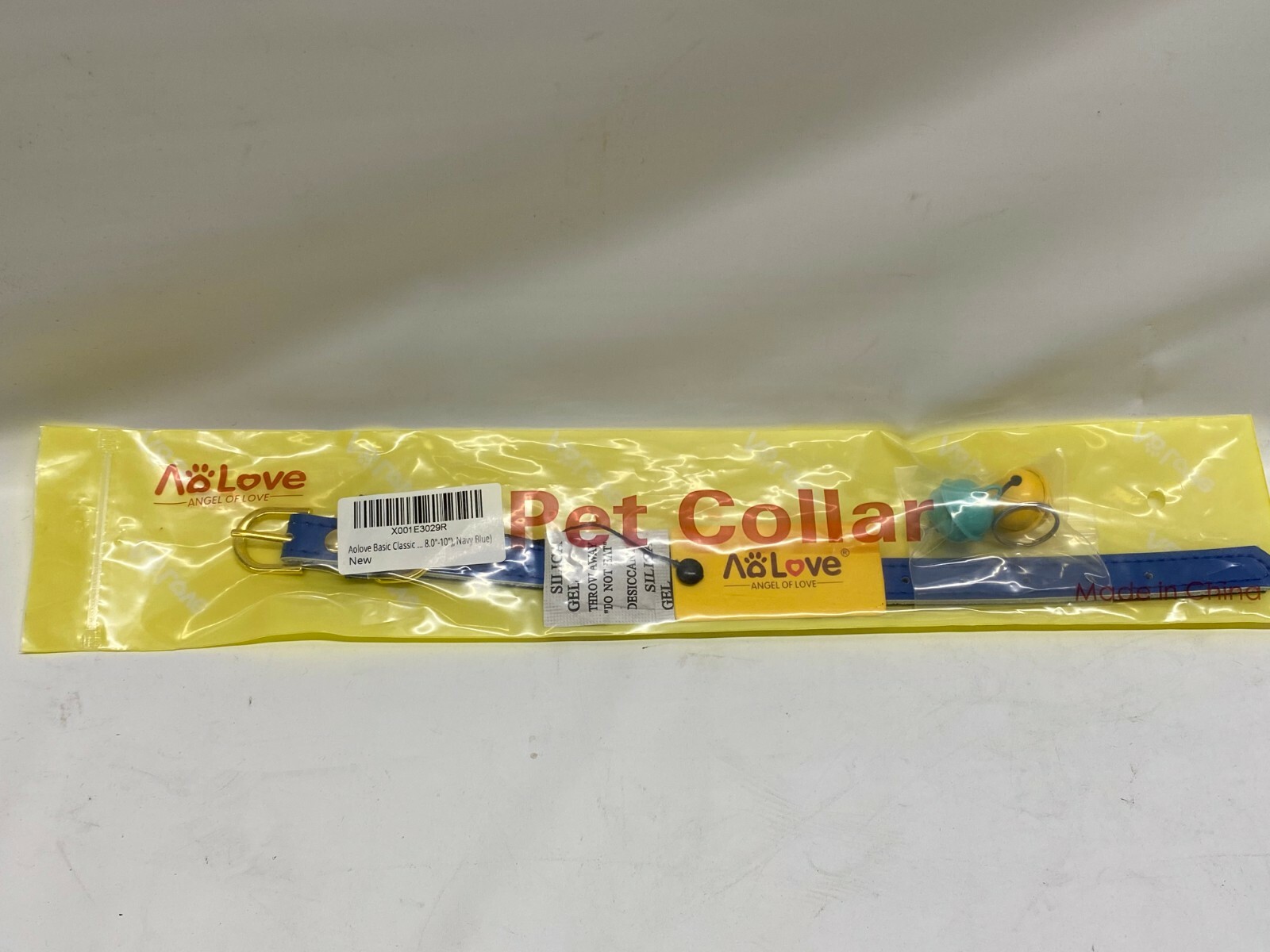 Aolove Basic Classic Padded Leather Pet Collars for Cats Puppy Small Medium Dogs (17inch-22inch Neck * 1.2inch Wide Purple)　並行輸入品 Aolove Basic Classic Padded Leather Pet Collars For Cats Puppy