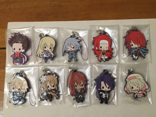 Tales of Symphonia and Dawn of the New World Rubber Strap Keychains