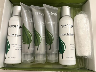 NEW Exposed Skincare Kit Acne Skincare System Expires 2025