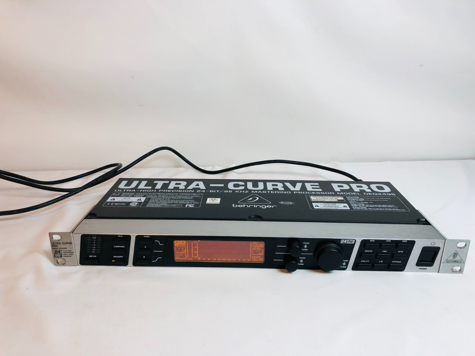 ジャンク品 BEHRINGER DEQ2496 ベリンガー(BEHRINGER) ULTRACURVE PRO