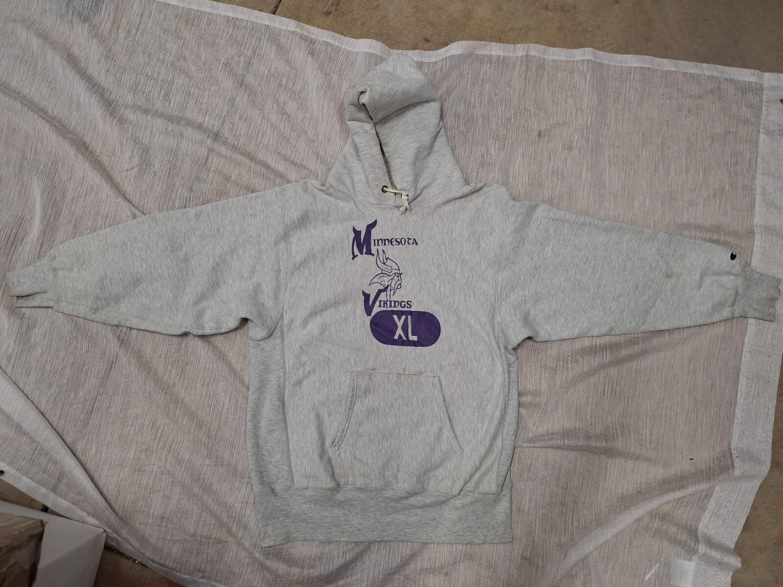 ウォームアップウェア NFL VIKINGS SWEAT mens-mitchell-and-ness-white-