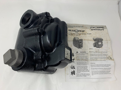 Hoffman FT015H-6 1-1/2'' Cast Iron Float/Thermostatic Steam Trap Max 175PSI 377F