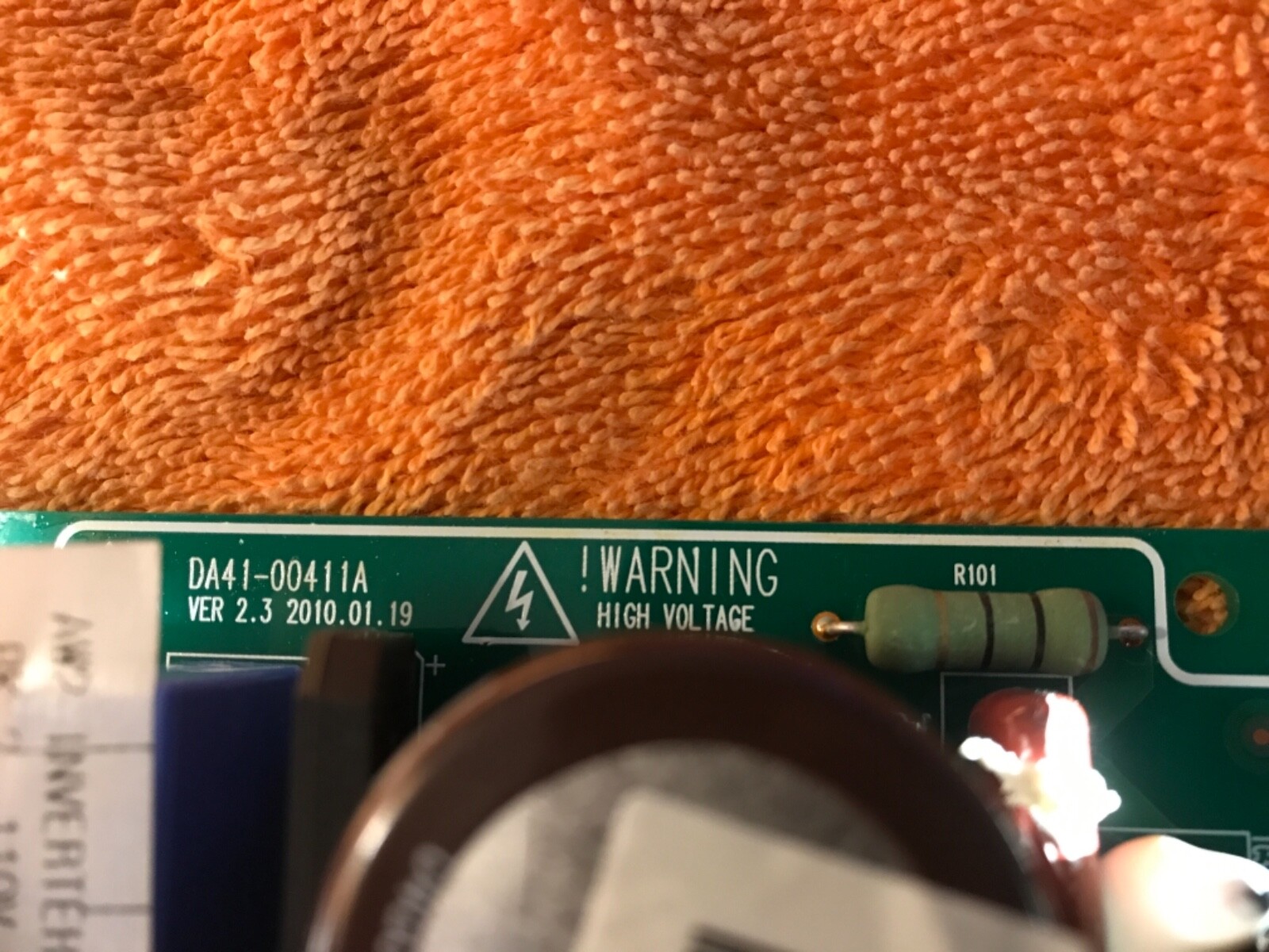 DA41-00411A Samsung Refrigerator Control Board