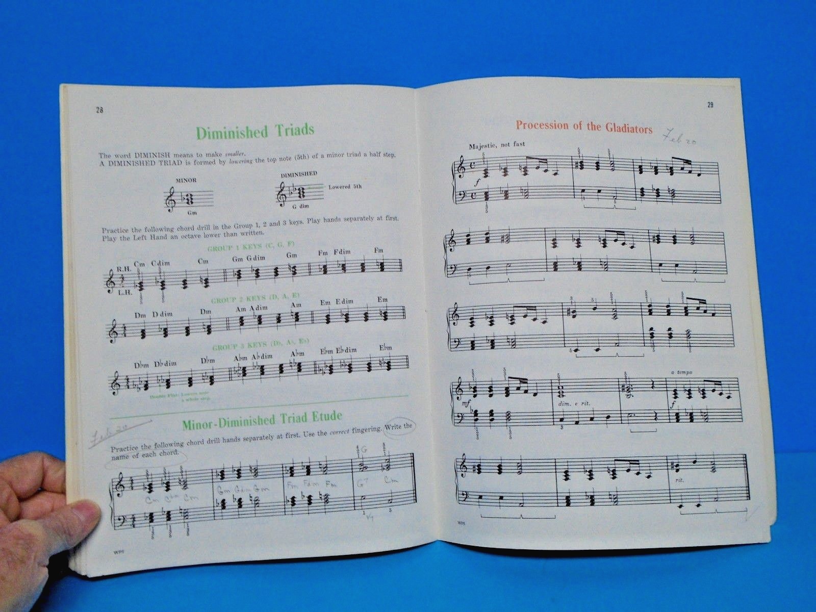 Piano Lessons Level 4 1976 Music Book by James Bastien VG Condition
