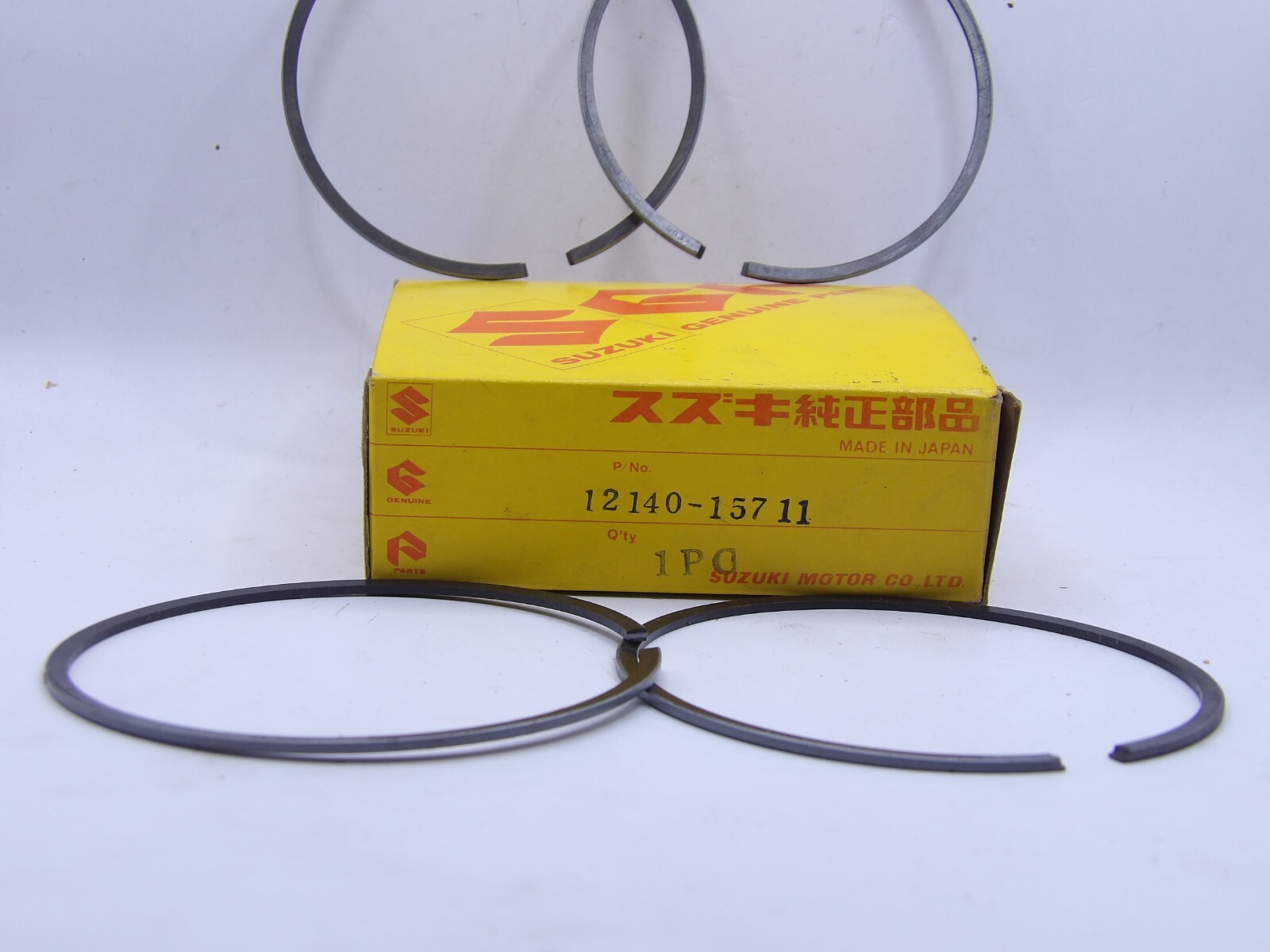 NOS Suzuki T500 GT500 Genuine Oversize 1.00 4th Over Piston Rings 12140-15711