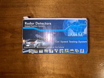 Radar Detector 360 Global Position System Full Band Scanning