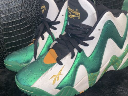 Reebok Kamikaze II Mid Size 10.5 Reign Man Rain Drops Shawn