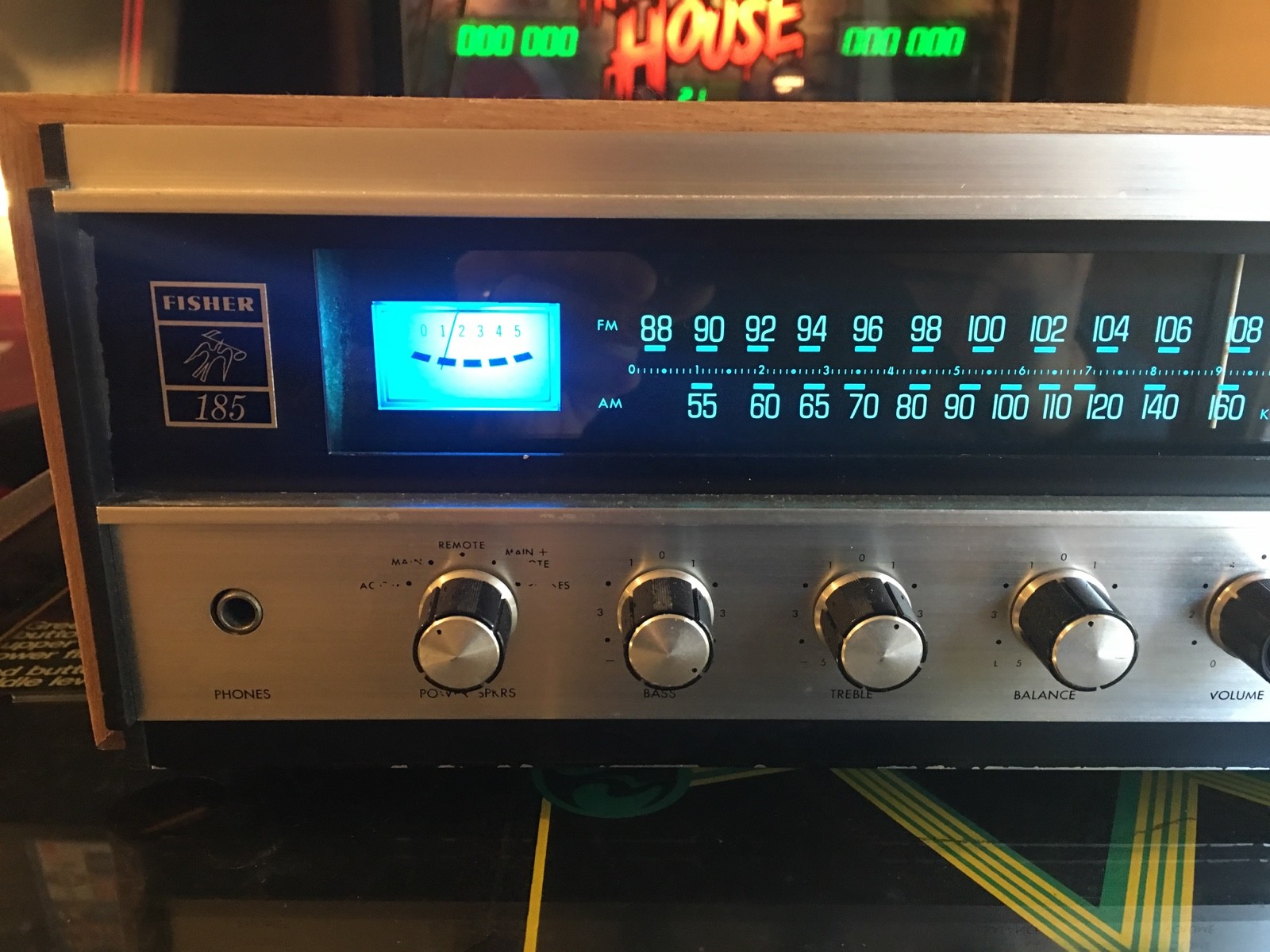 Vintage The Fisher Solid State 185 Receiver