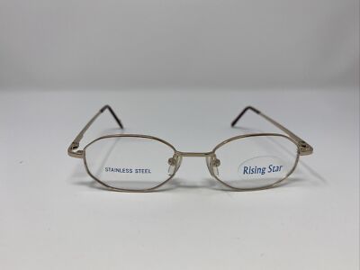Rising Star Eyeglasses Frame 210 42-16-125 Italy Gold/Brown Full Rim VF10