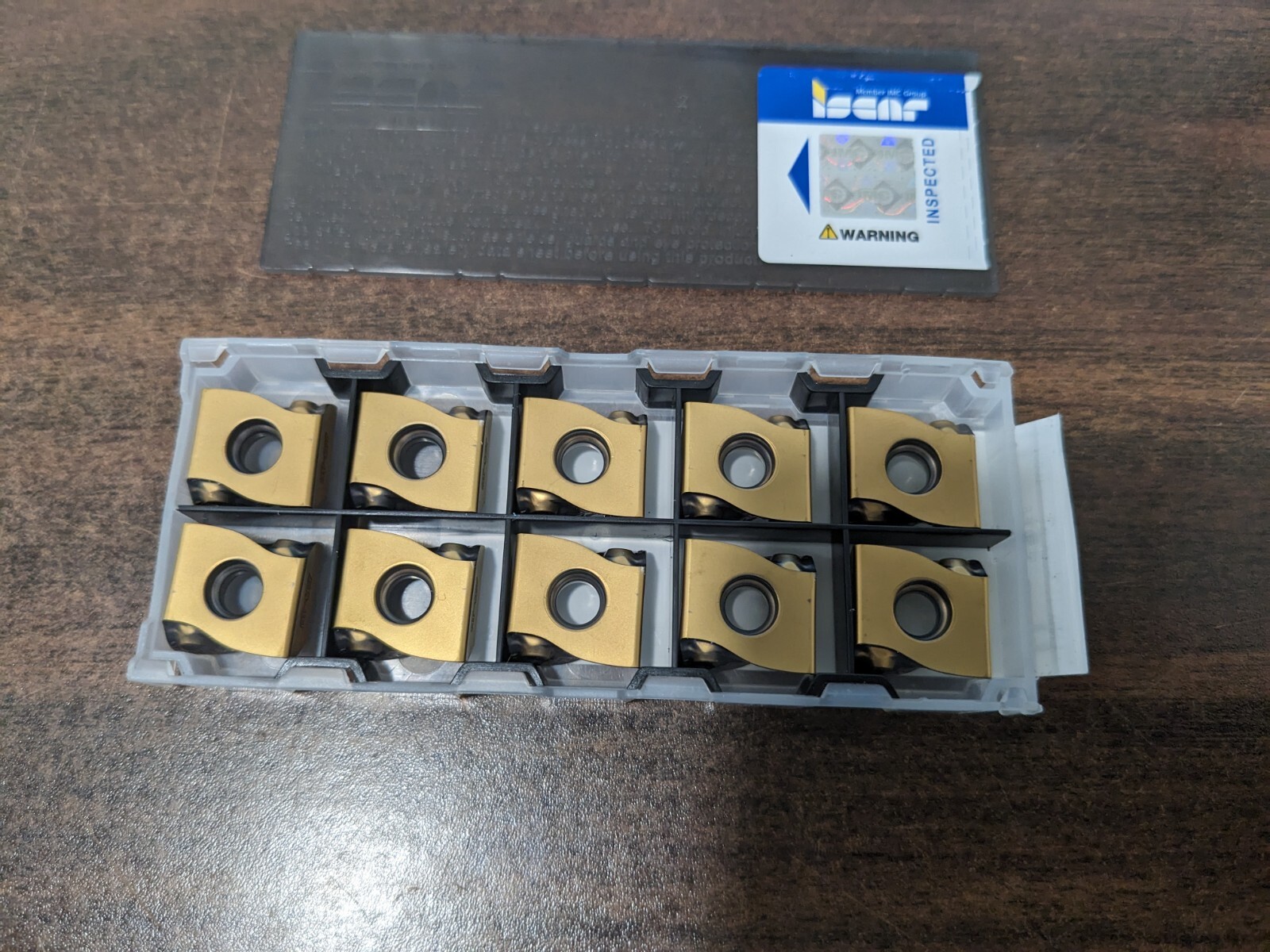 ISCAR Turning Insert 10pk LNMX150608R-HT IC807, Solid