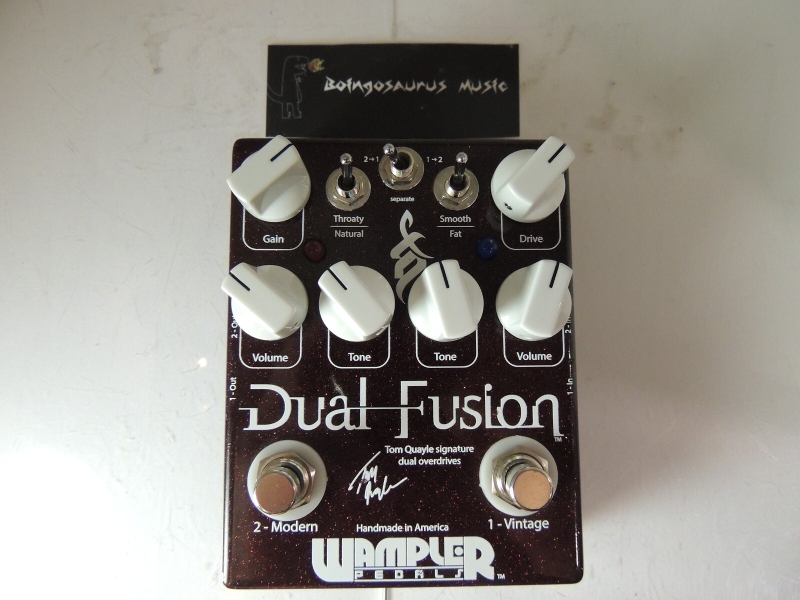 Wampler Dual Fusion Tom Quayle Signature Overdrive Effects Wampler Dual Fusion Tom Quayle Signature Overdrive Effects