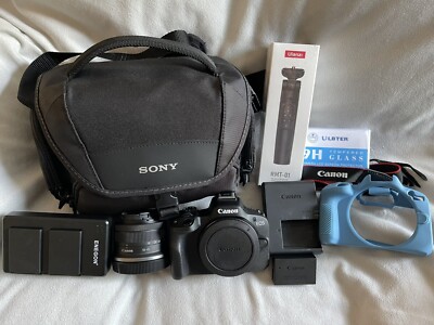 Canon EOS R50 24.1MP Mirrorless Camera w/ RF-S18-45 Lens WITH EXTRAS  