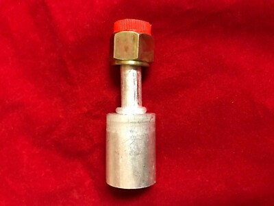 A/C FITTINGS, BEADLOCK ALU CRIMP ON, STEEL FEMALE NUT STRAIGHT #10