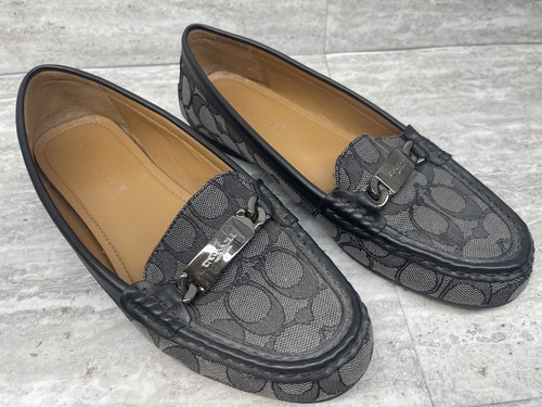 新品未使用COACH モノグラムジャガードローファー サイズ24.5 COACH（コーチ）の「ローファー・シグネチャー ジャカード