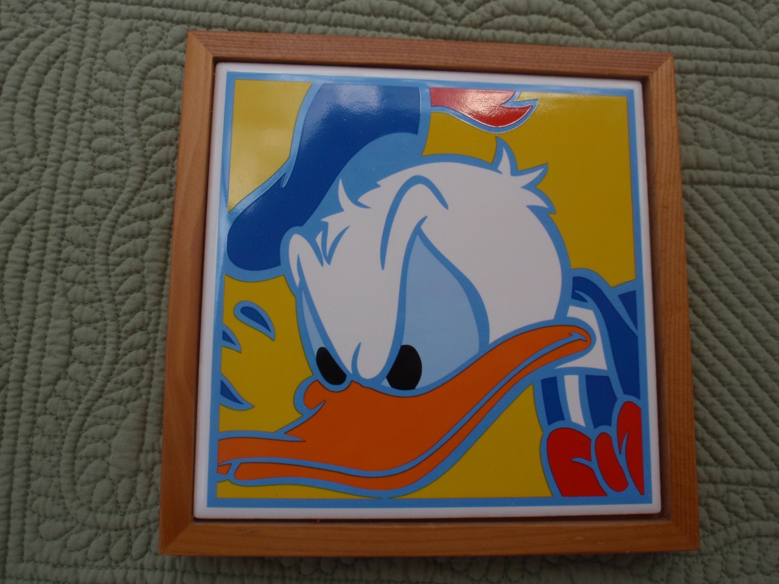 Disney Ceramic Plaques Donald and Goofy