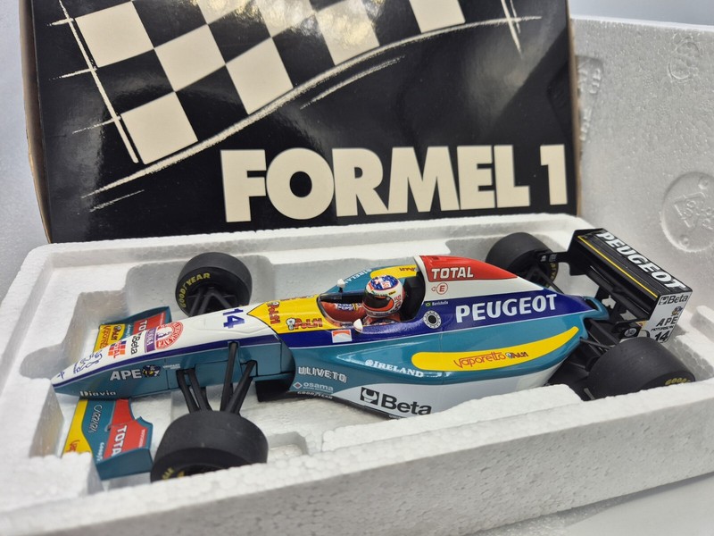 F1 Jordan Peugeot Ejr 195 Gp 1995 #14 Barichello Au 1/18 Minichamps 180950014