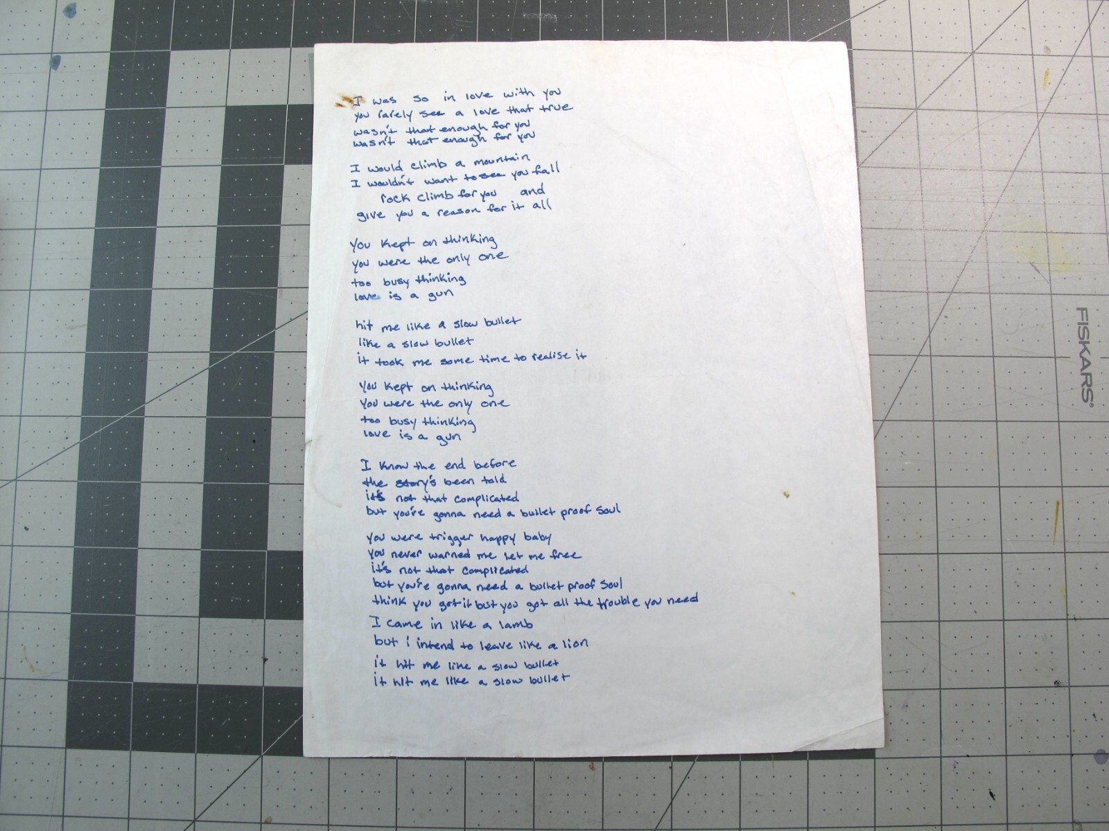 vtg rap hip hop - Rhyme Syndicate handwritten original